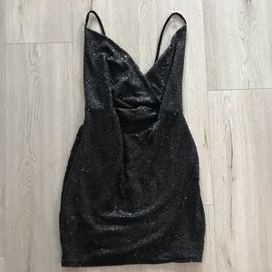 Honey Monaco Sequinned Mini Dress
